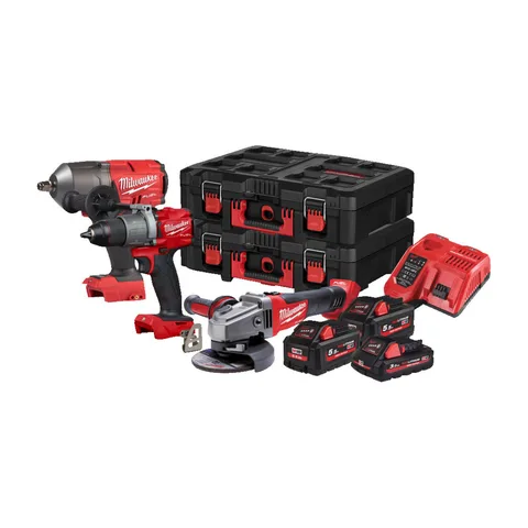Milwaukee Aku komplet alata M18FPP3AB-533P – 4933478982