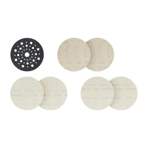 Bosch – Brusna mreža za ekscentar brusilice EXPERT M480, 125 mm, G2x80/2×120/2×180, zaštita za nosač, 7 komada – 2608902480