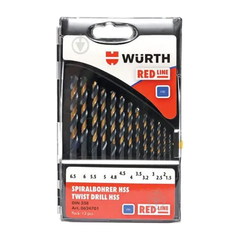 Wurth set 13 HSS burgija (0624701)