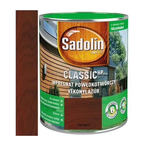 Lak i lazura za drvo Sadolin Classic, 0,75 l