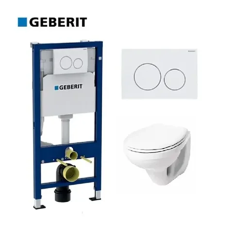 GEBERIT set ugradni vodokotlić + Delta20 tipka + KOLO Idol WC šolja + Arizona C1 daska (GEBERIT SET2)