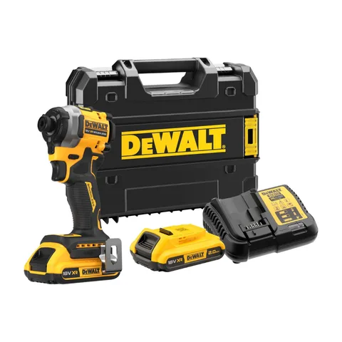 DeWalt Akumulatorski udarni odvijač, 18V 2×2.0Ah, sa koferom, DCF850D2T