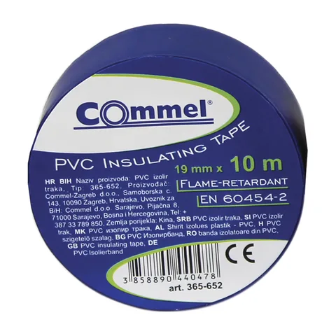 Commel Izolir Traka 0.13 mm x 15 mm x 10 m Plava – C 365-602