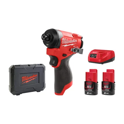 Milwaukee – Odvijač udarni 1/4” 12v 2Ah, M12 FID2-202X – 4933479877