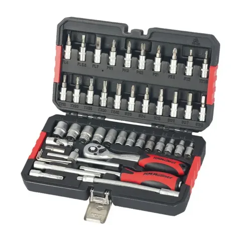 Garnitura nasadnih ključeva 1/4“ 4-14 , 46 delova HM Müllner (7046)