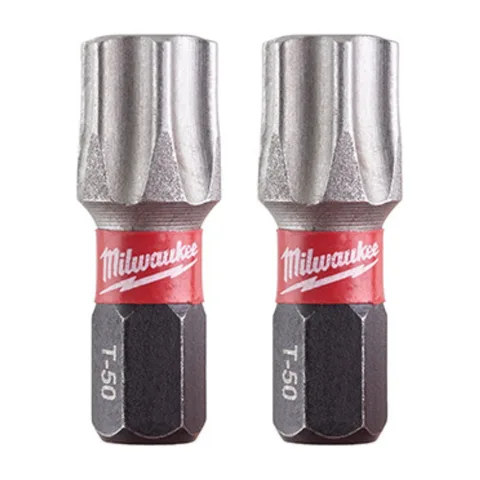 MILWAUKEE – Udarni bitovi TX ojačani – TX50 x 25 mm, 2 kom. – 4932430891