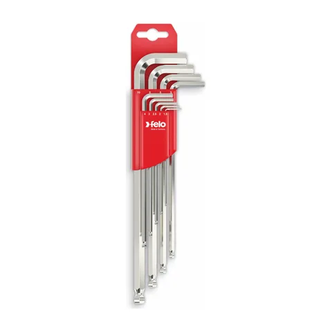 Felo – Set dugih šestougaonih L-ključeva Felo HEX 1,5-10,0 mm, 9 komada – 34600911