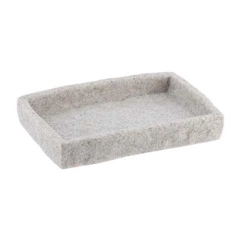 Tendance posuda za sapun poliresin siva