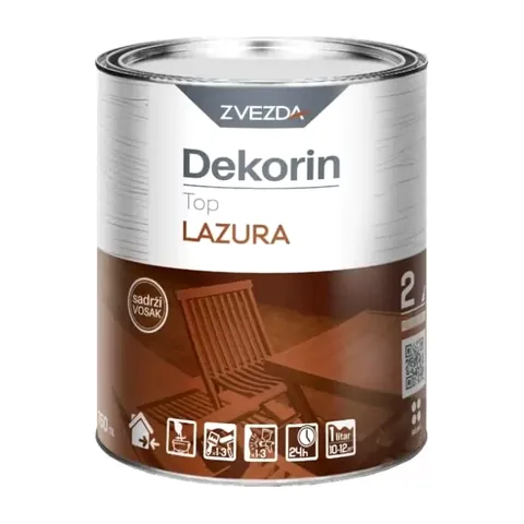Lak i lazura za drvo BKM Tankoslojna Lazura, 0,75 l