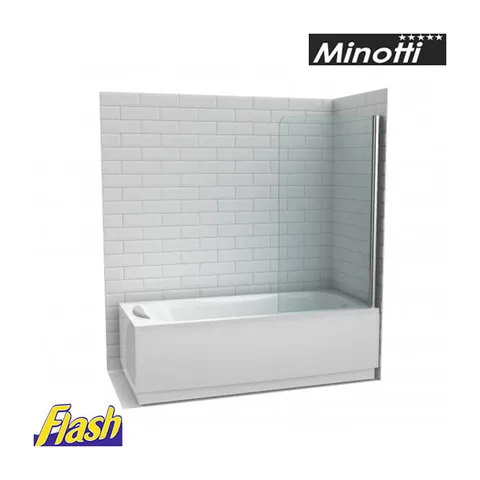 Stakleni paravan za kadu 80×140 – Minotti – JD 80