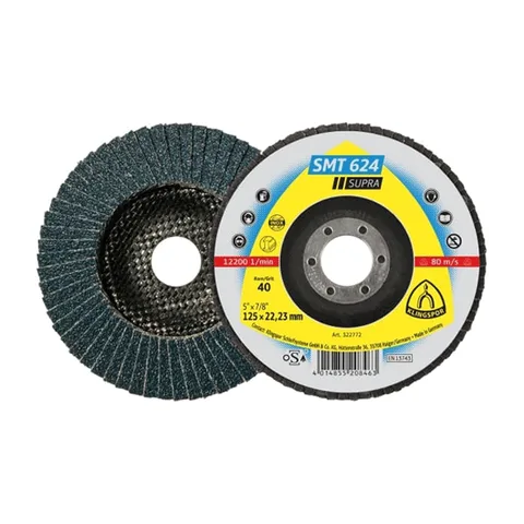 Klingspor lamelasti brusni disk 125 x 22,23 mm P120 SMT 624 Supra