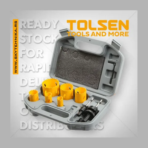 SET KRUNA ZA BUŠENJE 9/1 TOLSEN 75861