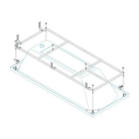 Podnožje za kadu Aquaestil 180x80 cm 9001012