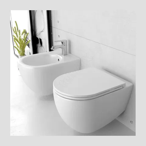 ISVEA Infinity konzolna WC šolja RimLess sa Soft Close WC daskom