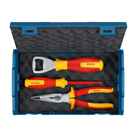 Bosch 3-delni novogodišnji set VDE alata u L-BOXX Mini koferu (1600A035DG)