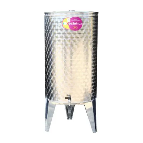 Ezio-inox – Inox bačva 145 L za vino – sa slavinom – 073801