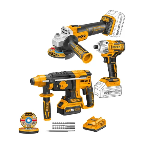 COSLI230521 AKU SET (BRUS.+HAMER+UD.ODVIJAČ) INGCO