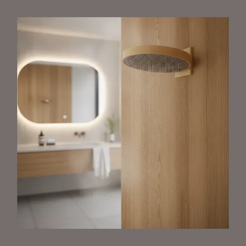 Hansgrohe Rainfinity nadglavna tuš ruža 360 3jet sa izlivom – brušena bronza (26234140)
