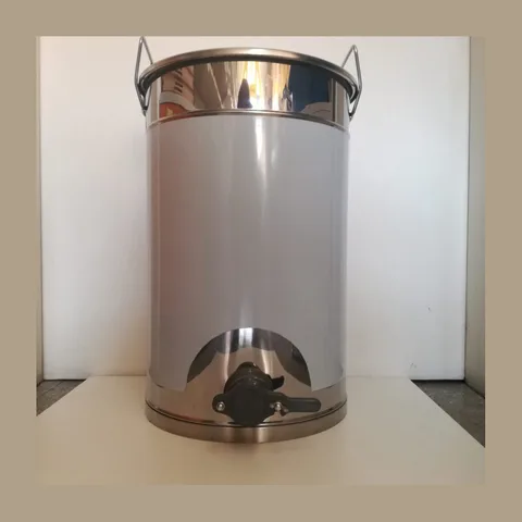 Kante od inox-a za med (70kg sa inox slavinom)