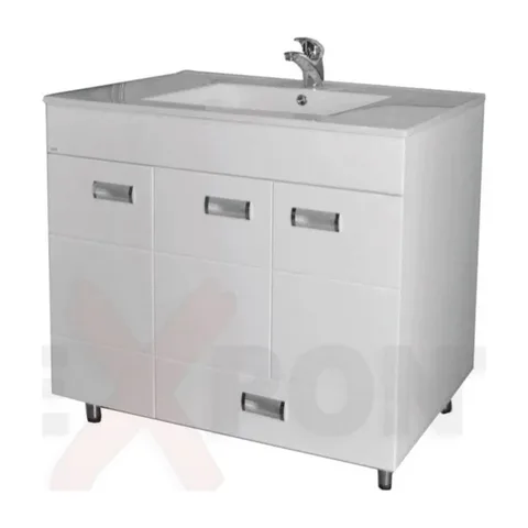 Ormar za kupatilo Lux 91 cm i lavabo Slim 35-754