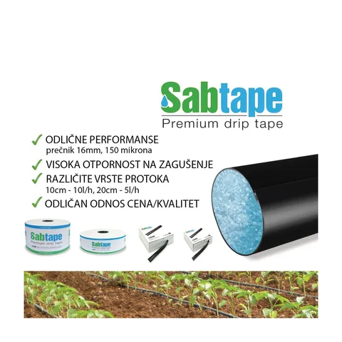 SAB-TAPE traka za navodnjavanje 10cm/10l