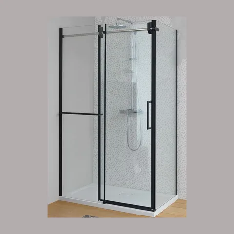 TUŠ KABINA 800x1200 H2000 VIRGO UNI BLACK/PROV