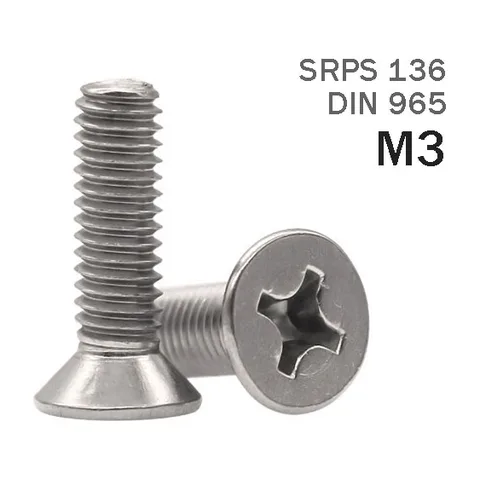 VIJAK SRPS 136 M3 (DIN 965) cinkovan