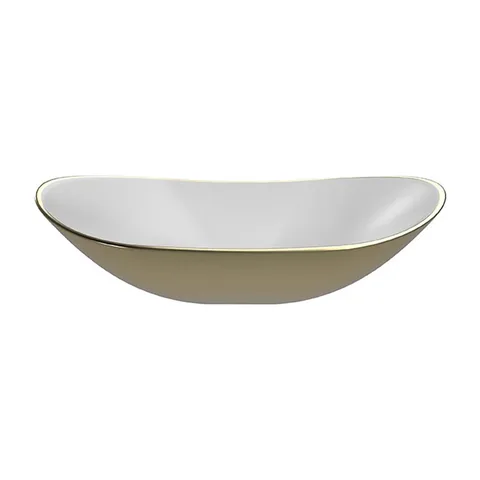 COPEN nadgradni Lavabo 615x360x155 zlatno beli