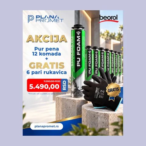 PUR pena Beorol, 12 kom