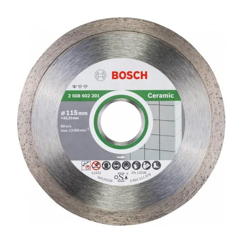 Bosch dijamantska ploča 115×22,23×1,6x7mm Standard for Ceramic 2608602201