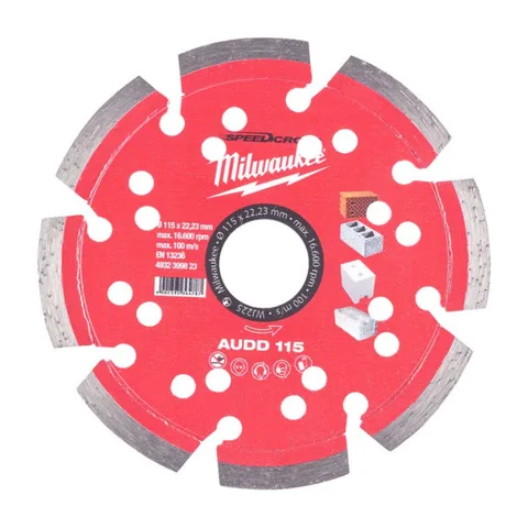 Milwaukee – Dijamantski rezni disk AUDD 115 x 22,23 Speedcross – 4932399823