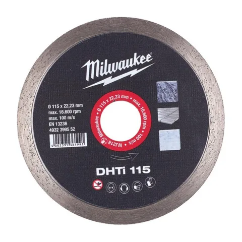 Milwaukee – Dijamantska ploča za sečenje DHTI 115 x 22.23 mm – 4932399552