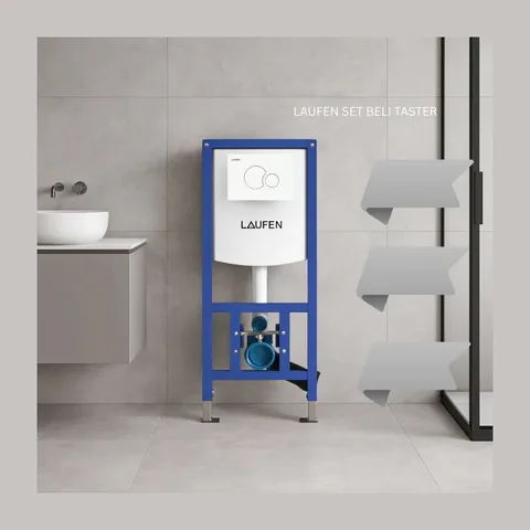 LAUFEN UGRADNI VODOKOTLIĆ + BELI TASTER