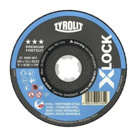 Tyrolit – Brusna ploča 125×7 X-Lock – 34428041