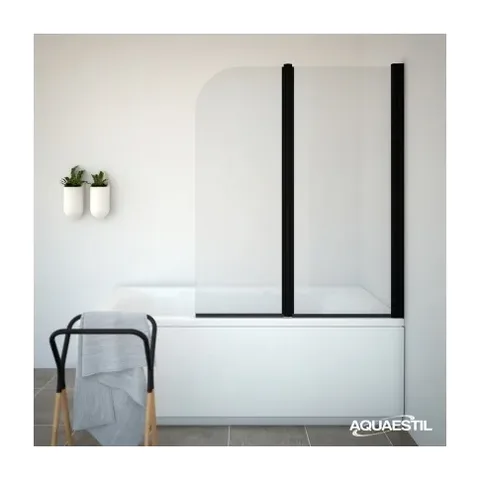 AQUAESTIL PARAVAN ZA KADU DVODELNI TITAN II CRNI (6100385c)