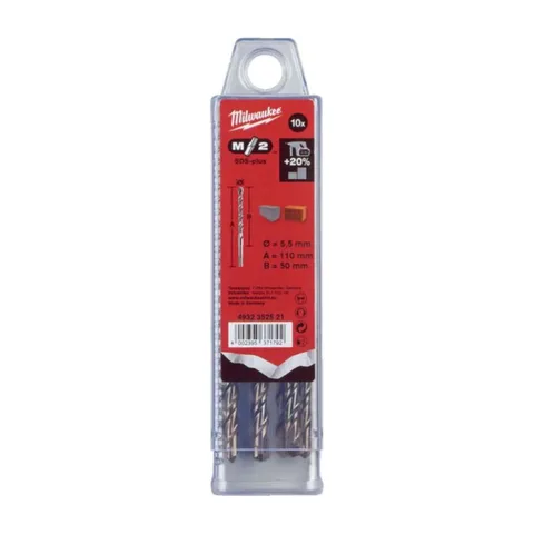 Burgija Milwaukee M2, 10 kom