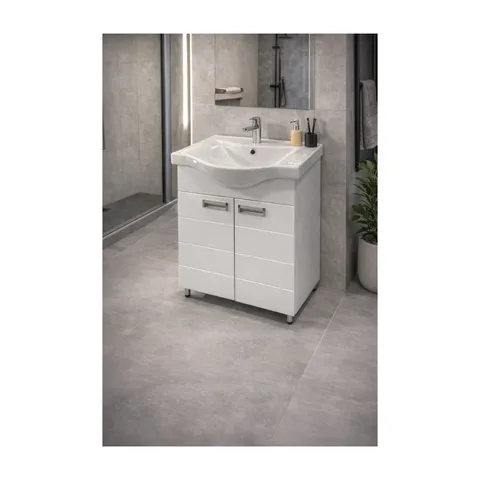 Lavabo sa ormarićem QVADRO 55cm