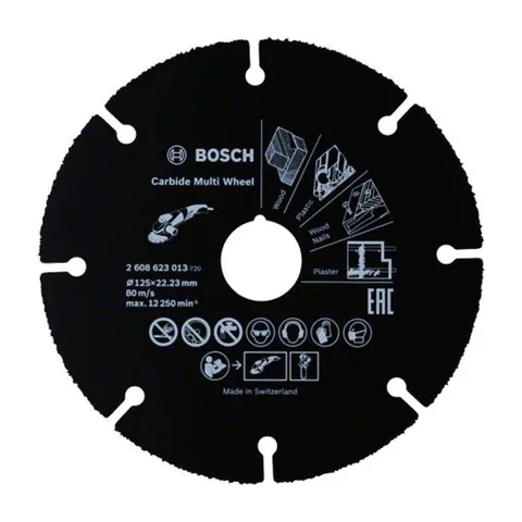 Carbide rezna ploča 125mm 22,23mm (2608623013)