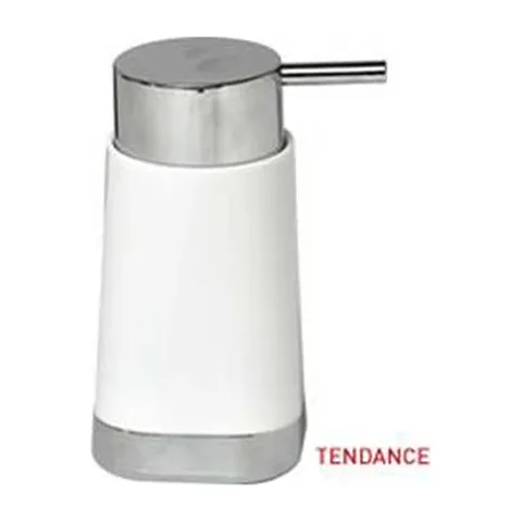 Dozer za sapun beli-hrom