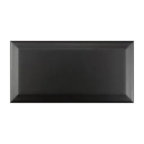 Metro pločice NEGRO Biselado Brillo 10×20 – SJAJ