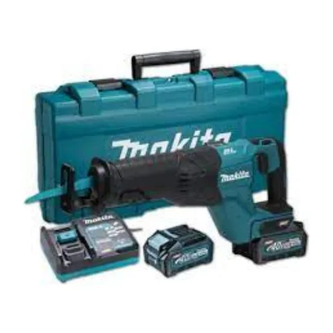 Makita Akumulatorska horizontalna testera 40V 32mm BL4040x2+DC40RA+Makpac, JR001GM201
