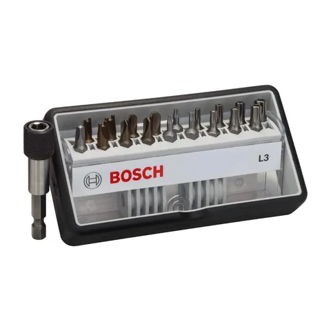 Bosch – 18+1-delni set Robust Line bitova odvrtača L ekstra tvrdi 25 mm – 2607002569
