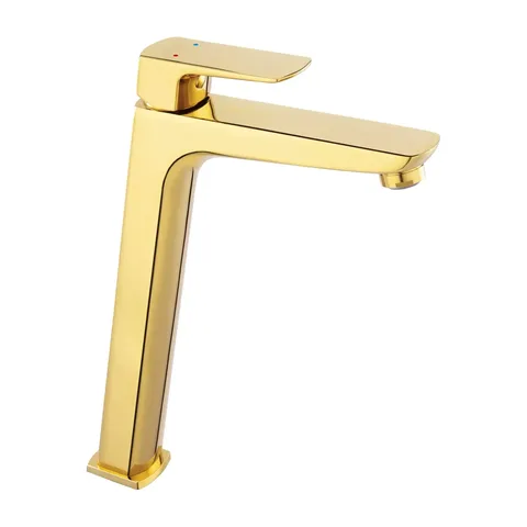 Zlatna visoka baterija za lavabo, serija Vitto Verdeline/BVI2LVLG