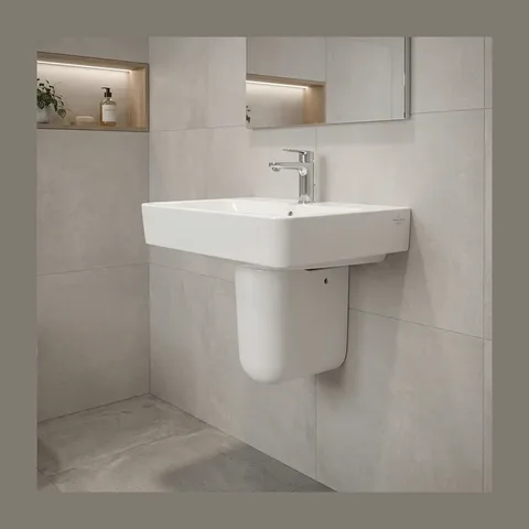 Villeroy & Boch O.novo polustub za lavabo beli (52660001)