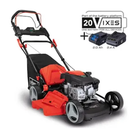 Scheppach – Benzinska samohodna kosačica 3.5KS MS150-46E + ELEKTRO START 20V IXES baterija 2Ah i punjač – 71690
