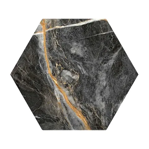 Marquina Gold Hex 20×24