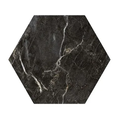 Marquina Gold Hex 20X24cm