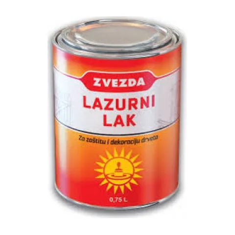 Lak i lazura za drvo Zvezda Lazurni premaz sa lakom, 0,75 l