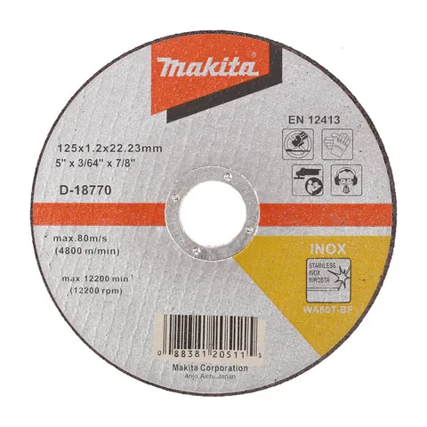 Makita brusni disk sa presovanim centrom D18770