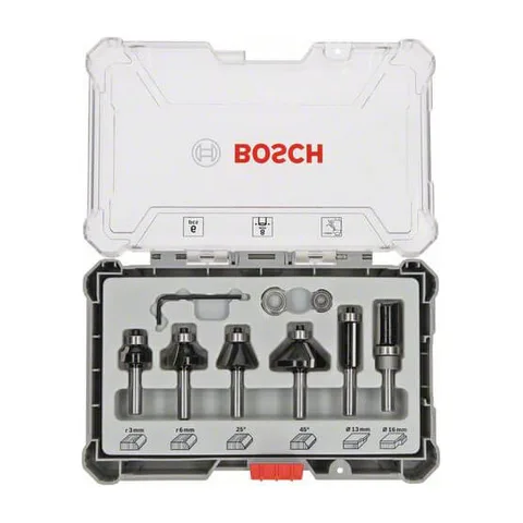 Bosch set glodala 6kom Trim&Edging držač 8mm 2607017469